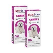 Antipulgas e Carrapatos MSD Bravecto Transdermal para Cães de 40 a 56 Kg - 1400 mg (2 Unidades)