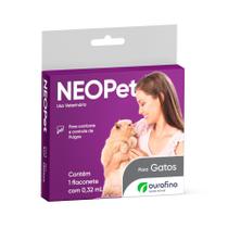 Antipulgas e Carrapatos Neo Pet Ourofino para Gatos 0,32ml