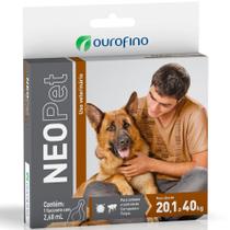 Antipulgas e Carrapatos NeoPet Ourofino Cães 20 kg a 40 kg - Ourofino