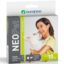 Antipulgas e Carrapatos NeoPet Ourofino Cães até 10 kg - Ourofino