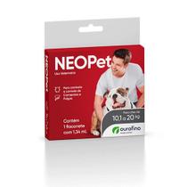 Antipulgas e Carrapatos Neopet Ourofino para Cães 10,1Kg a 20Kg 1 unidade