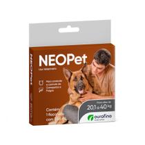 Antipulgas e Carrapatos Neopet para Cães De 20,1 Kg A 40 Kg - OUROFINO