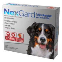 Antipulgas e Carrapatos NexGard 136 mg para Cães de 25,1 a 50 Kg - 1 Tablete