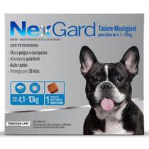 Antipulgas e Carrapatos NexGard para Cães de 4 kg a 10,1 kg com 1 Tablete