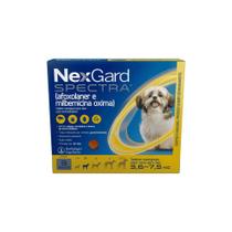 Antipulgas e Carrapatos NexGard Spectra para Cães de 3,6 a 7,5 kg (3 Tablete)