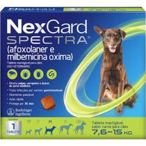 Antipulgas e Carrapatos NexGard Spectra para Cães de 7,6 a 15kg - 1 Tablete - Boehringer Ingelheim