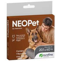 Antipulgas e Carrapatos Ourofino Neopet 2,68 mL - Cães de 20,1 até 40 Kg