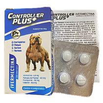 Antipulgas e Carrapatos Plus - 4 Comprimidos para Cães de Até 30kg