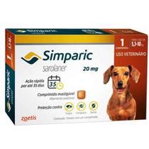 Antipulgas E Carrapatos Simparic 5,1 A 10 Kg (20 Mg) 1 Uni