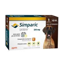 Antipulgas e Carrapatos Simparic Cães de 40,1 a 60kg com 1 Comprimido