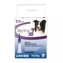 Antipulgas e Carrapatos Vectra 3D 3,6mL para Cães de 10 a 25Kg 1Pipeta - Ceva Antipulgas e Carrapatos Vectra 3D 3,6mL para Cães de 10 a 25Kg 1Pipeta - Ceva