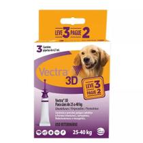 Antipulgas e Carrapatos Vectra 3D 4,7mL para Cães de 25 a 40Kg Leve 3 Pague 2 - Ceva