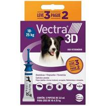 Antipulgas e Carrapatos Vectra 3D Completo - Ceva - 36ml (3 Pipetas)