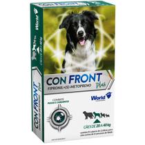 Antipulgas e Carrapatos Word Fipronil Veterinária ConFront Plus 2,68ml para Cães de 20 a 40kg