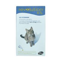 Antipulgas E Carrapatos Zoetis Revolution 6% Para Gatos Antipulgas E Carrapatos Zoetis Revolution 6% Para Gatos