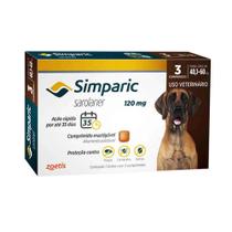 Antipulgas E Carrapatos Zoetis Simparic Cães 40 Á 60Kg - 3Cp Antipulgas E Carrapatos Zoetis Simparic Cães 40 Á 60Kg - 3Cp