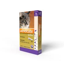 Antipulgas e Vermes Advocate Gatos de 4 a 8kg (0,8 ml) - Elanco