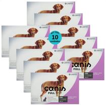 Antipulgas e vermifugo canis fullspot cães de 11 a 25kg 2,50ml kit com 10