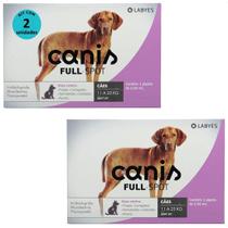Antipulgas e vermifugo canis fullspot cães de 11 a 25kg 2,50ml kit com 2
