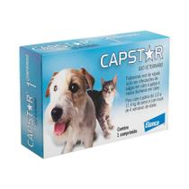 Antipulgas Elanco Capstar 11mg para Cães e Gatos de até 11kg - 1 Comprimido