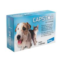 Antipulgas Elanco Capstar 11mg para Cães e Gatos de até 11kg - 6 Comprimidos - Elanco / Capstar