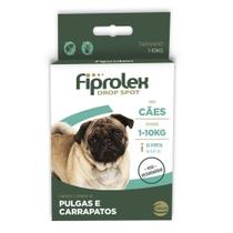 Antipulgas Fiprolex Cães até 10kg 1 pipeta - Ceva