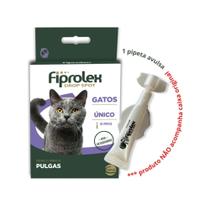 Antipulgas Fiprolex Drop Spot Ceva para Gatos Pipeta Avulsa