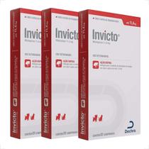 Antipulgas Invicto 11,4mg Dechra - 3 Comprimido