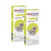 Antipulgas MSD Bravecto Transdermal para Gatos de 1,2 a 2,8 Kg - 112,5 mg (2 Unidades)