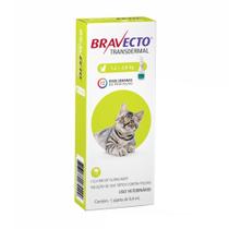 Antipulgas MSD Bravecto Transdermal para Gatos de 1,2 a 2,8 Kg - 112,5 mg