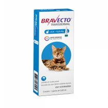 Antipulgas MSD Bravecto Transdermal para Gatos de 2,8 a 6,25 Kg - 250 mg