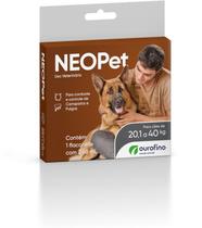 Antipulgas Neopet Cães de 20 a 40kg Pipeta 2,68ml - Ourofino Antipulgas Neopet Cães de 20 a 40kg Pipeta 2,68ml - Ourofino