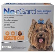 Antipulgas Nexgard Cães de 2 á 4Kg 3 Tabletes - Merial