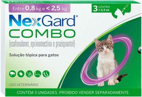 Antipulgas Nexgard Combo Para Gatos 0,3ml Antipulgas Nexgard Combo Para Gatos 0,3ml