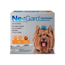 Antipulgas NexGard para Cães de 2 a 4kg 1 Tablete Mastigável Antipulgas NexGard para Cães de 2 a 4kg 1 Tablete Mastigável
