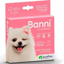 Antipulgas Ourofino Banni para Cães de até 5 kg