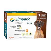Antipulgas para Cachorros Simparic 3 comprimidos 120mg - 40,1kg a 60kg - Zoetis
