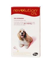 Antipulgas Revolution 12% para Cães de 10 a 20Kg Zoetis 3 tubos