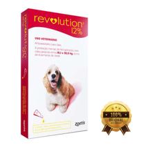 Antipulgas Revolution 120 mg Cães 10 A 20 kg 1 Pipeta