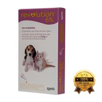 Antipulgas Revolution 6% Filhotes Cães E Gatos Até 2,5kg - Zoetis