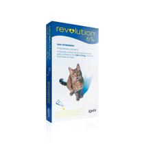 Antipulgas Revolution 6% para Gatos de 2,6kg a 7,5kg 1 Tubo