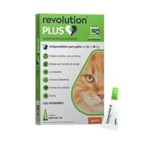 Antipulgas revolution plus gatos 5,1kg a 10kg - 1 pipeta