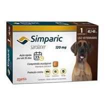 Antipulgas Simparic 120mg Cães 40,1 A 60 kg 1 Comprimido