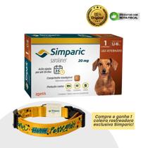Antipulgas Simparic 20 mg para cães 5,1 a 10 kg - Zoetis Antipulgas Simparic 20 mg para cães 5,1 a 10 kg - Zoetis