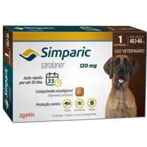 Antipulgas Simparic 40,1 a 60 kg 120 mg - Caixa 3 comprimidos