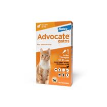 Antipulgas vermes sarnas elanco advocate 0,4 ml para gatos até 4 kg 1 bisnaga