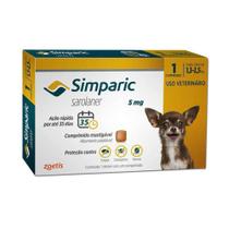 Antipulgas Zoetis Simparic Cães De 1,3 - 2,5Kg 1 Comprimido Antipulgas Zoetis Simparic Cães De 1,3 - 2,5Kg 1 Comprimido