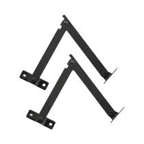 Antique Bronze Iron Lid Suporte Dobradiça, Decoração para Box Furniture, 2Pcs