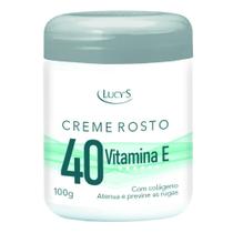 Antirugas Creme Com Colágeno E Vitamina E 40+