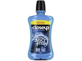 Antisséptico Bucal Close Up Ice Com Álcool 500ml Antisséptico Bucal Close Up Ice Com Álcool 500ml